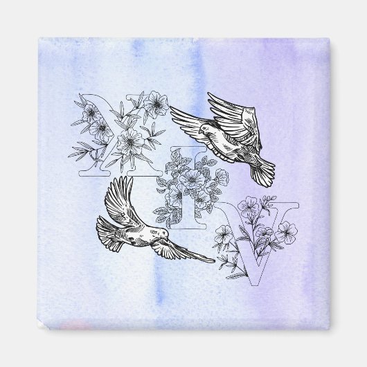 聖14鳩マグネット マグネット (正面)