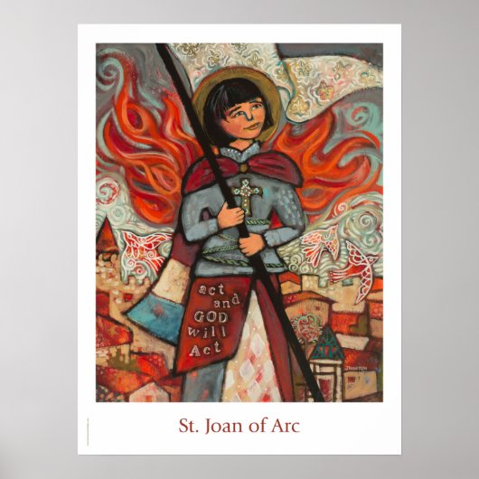聖Joan of Arc Catholic Classroomポスター ポスター (正面)