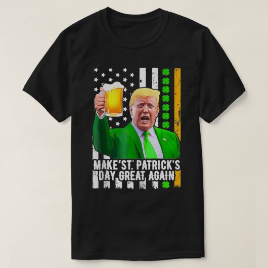 聖St patricks day素晴らしを再おもしろい作 Tシャツ (デザイン正面)