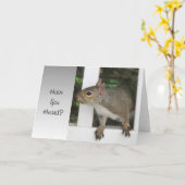 聞いたか？ – あいさつ空白のカード カード (黄色い花)