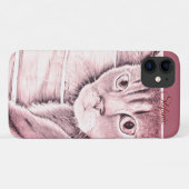 聞いたか？(ピンク) Case-Mate iPhoneケース (裏面(横))