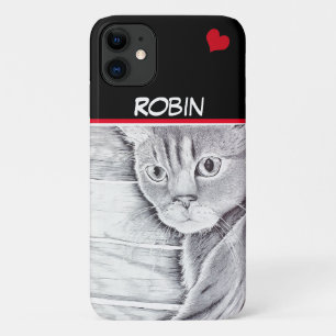 聞いたか？赤いハート iPhone 11 ケース