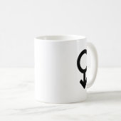 「聞いているフリ」面白い夫用マグカップ コーヒーマグカップ (正面右)