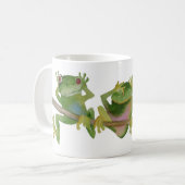 聞いて下さい! 見て下さい! 話して下さい! コーヒーマグカップ (正面左)