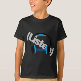 聞いて下さい Tシャツ
