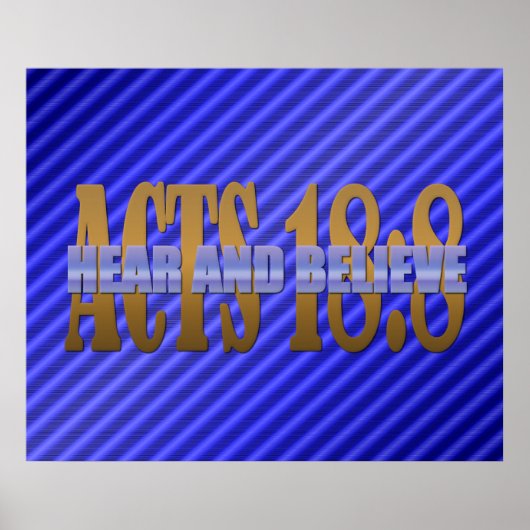 聞いて信じいる ポスター (正面)