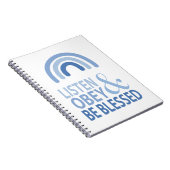 聞いて従って祝福されよう ノートブック (右側)