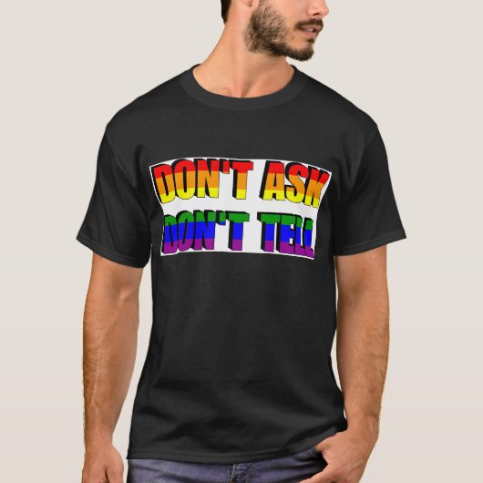 聞かないで、言わないで Tシャツ (正面)