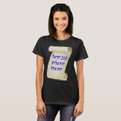 聞きなさいイスラエル主は神である主は神である Tシャツ (正面フル)