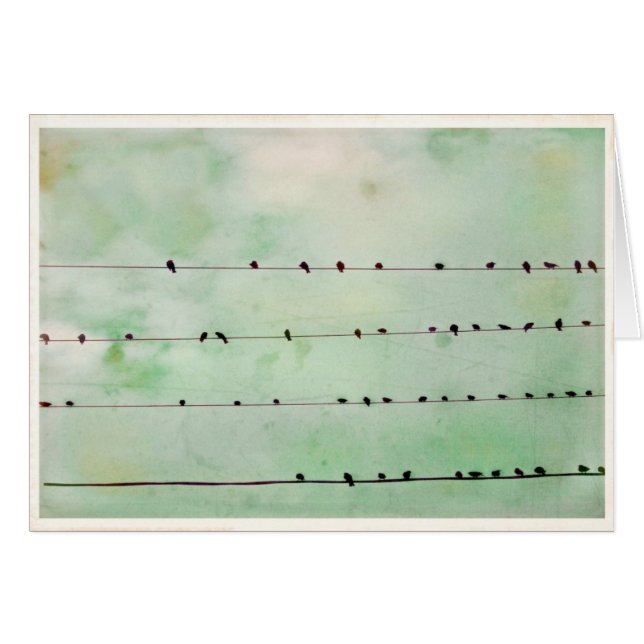 聞きましたか。 -空白のなカード (正面横)