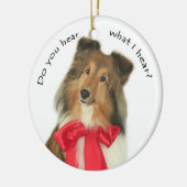 聞きますか。 セラミックオーナメント (左)