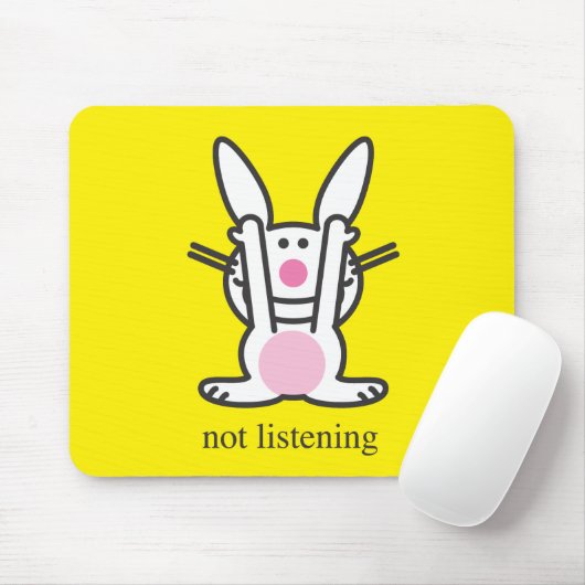 聞きません マウスパッド (マウス)