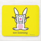 聞きません マウスパッド (正面)