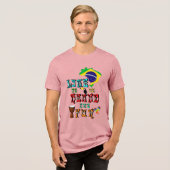 聞き取りおもしろいが好きだ トライブレンドTシャツ (正面全面)