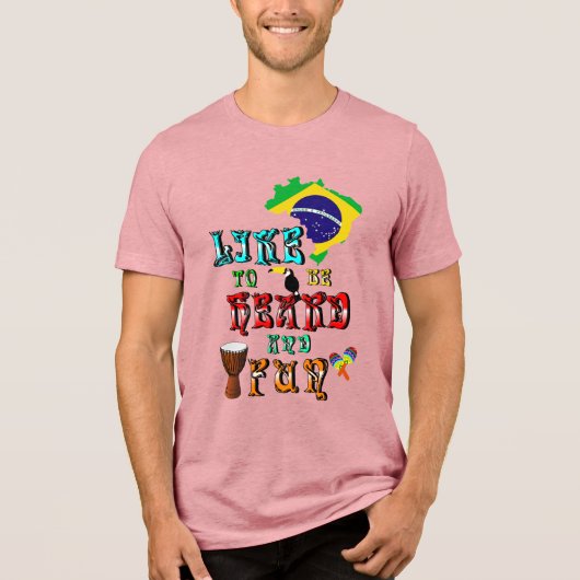 聞き取りおもしろいが好きだ トライブレンドTシャツ (正面)