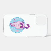 聞き取り付きスカイサークルでかわいいピンクと紫の猫 Case-Mate iPhoneケース (裏面 (横))