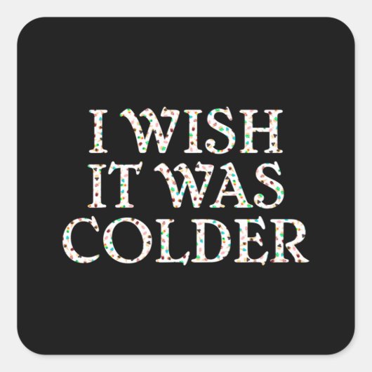 聞き取り選択権を持っているあなたが来なくてごめんなさい スクエアシール (正面)