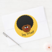 聞き取れないよ。もう一度言って下さい。 ラウンドシール (封筒)