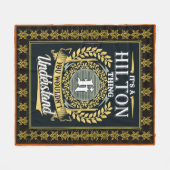 聞き取れないヒルトン商品だ フリースブランケット (正面(横))