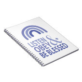 聞き従い、祝福されよ ノートブック (右側)