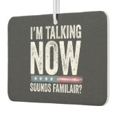 聞き覚えがあるかな？トランプ・ハリス カーエアーフレッシュナー (左)