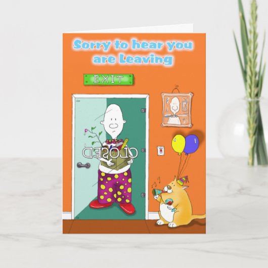 聞くこと残念去っています 招待状 (正面)