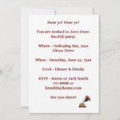 聞け！空白のイベントパーティープラン 招待状 (裏面)