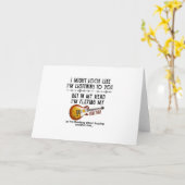 聞こえているフリしてるかもよ カード (黄色い花)