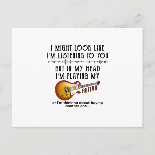 聞こえているフリしてるだけかも ポストカード (正面)