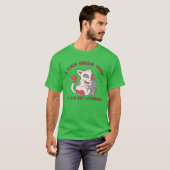 聞こえてるけど無視してるよ おもしろ猫 Tシャツ (正面フル)