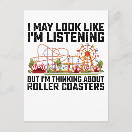 聞こえてるフリしてるけど実は考えてる インビテーションポストカード (正面)