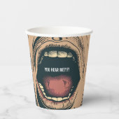 聞こえてる 紙コップ (正面)