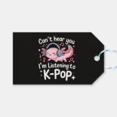 聞こえないよ、私はK-Popを聴いている ギフトタグ (正面(横))