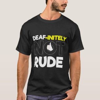 聞こえない – ろう者 – 聞こえない – ろう者 Tシャツ