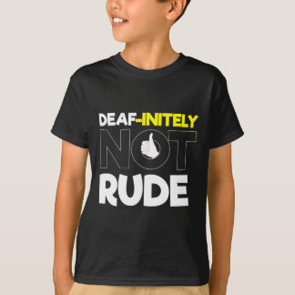 聞こえない – ろう者 – 聞こえない – ろう者 Tシャツ
