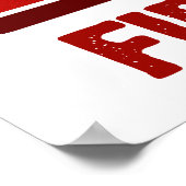 聞こえない。ファイアウォールが有効 ポスター (角)