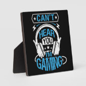 聞こえない、私はゲーム中おもしろい- Gamer フォトプラーク (正面)