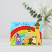 聞こえよパーティーだ王室の インビテーションポストカード (スタンド正面)