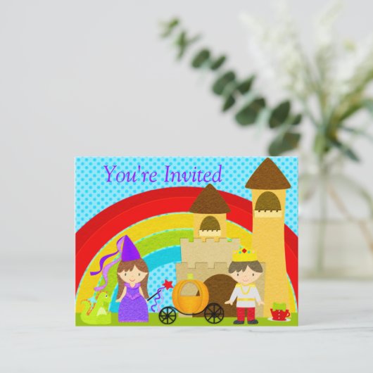 聞こえよパーティーだ王室の インビテーションポストカード (スタンド正面)