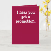 聞こえ得るプロモーション。 カード (黄色い花)