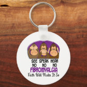 「聞こ話えない線維筋痛1」を参照 キーホルダー (正面)