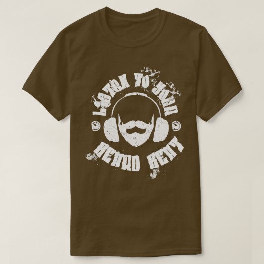聞ひげビート Tシャツ (デザイン正面)