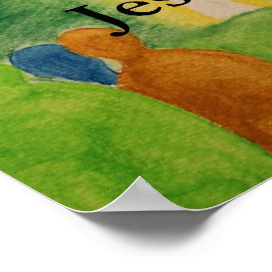 聞イエス ポスター (角)