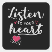 聞ハート聴診器 スクエアシール (正面)