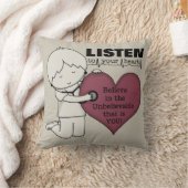 聞ハート クッション (ブランケット)