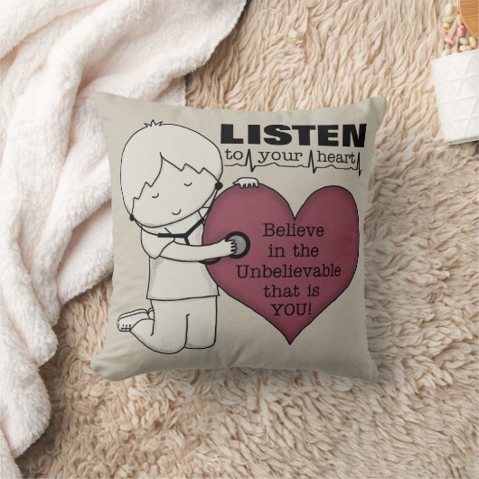 聞ハート クッション (ブランケット)