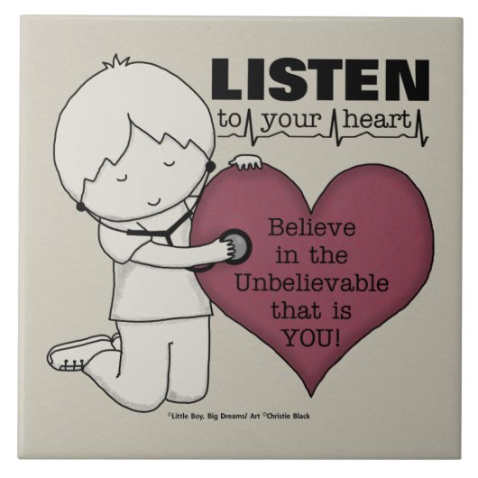 聞ハート タイル (正面)