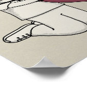 聞ハート ポスター (角)