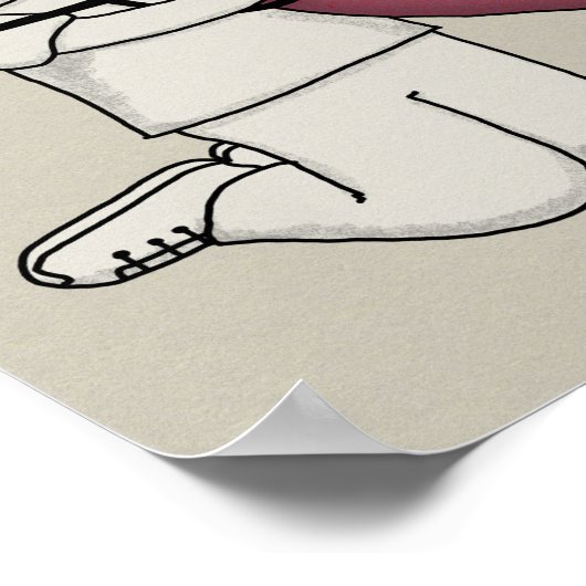 聞ハート ポスター (角)