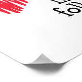 聞ハート ポスター (角)